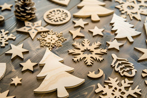 Unfinished Wood Cutouts Used for Painting and Crafts: Perfect DIY Projects