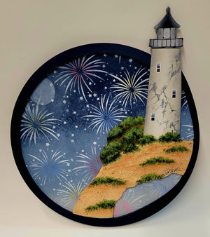 3D Lighthouse Plaque