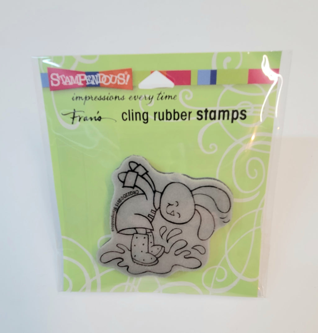 Rubber Stamps, Bunny Splash by Stampendous!
