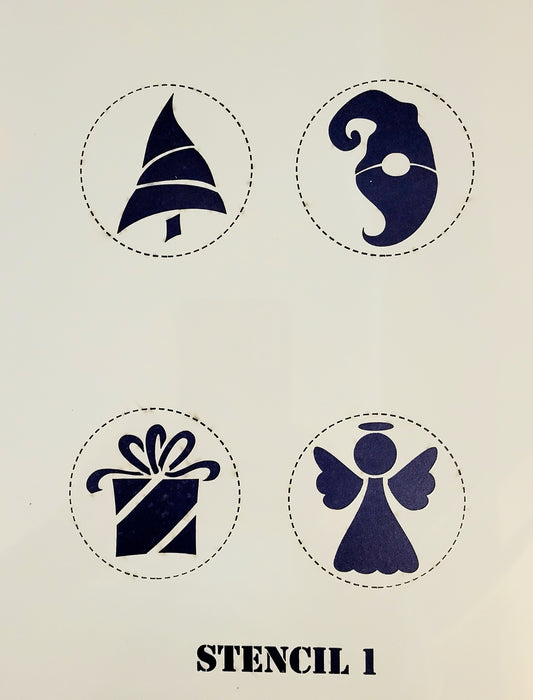 Stencil, Christmas Combo pack by Marika Moretti