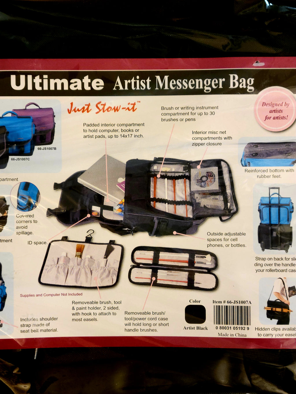 Bob Ross Messenger Bag by Martin/F. Weber
