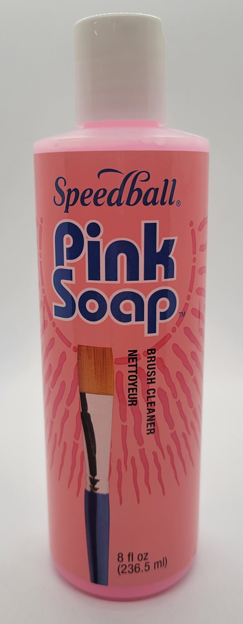 Pink Soap Brush Cleaner by Speedball Viking Woodcrafts
