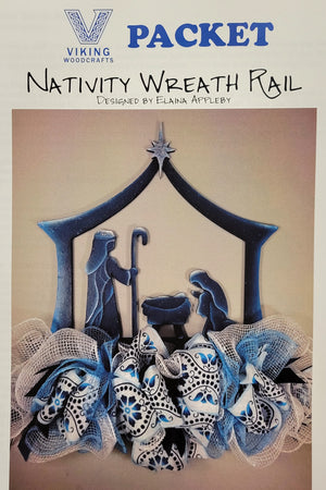 Nativity Wreath Rail Packet by Elaina Appleby