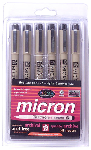 Pigma Micron Pen Set by Sakura