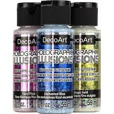 Decoart Holographic Illusions Paint 2oz Full Spectrum -Multi