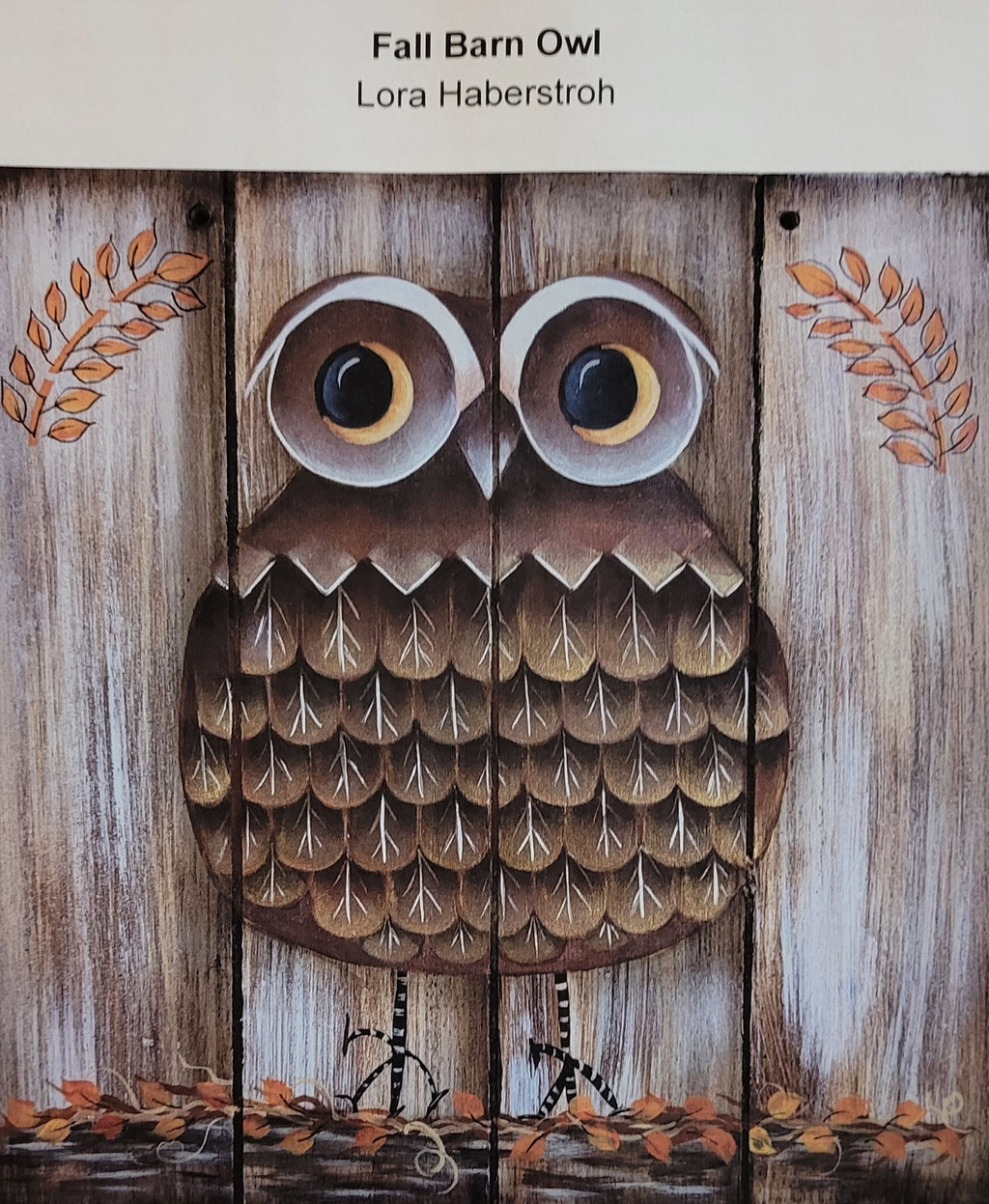 Fall Barn Owl packet by Lora Haberstroh