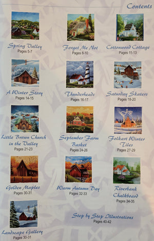 Brushtiques 5 Seasonal Landscapes by Linda Lover Table Of Contents