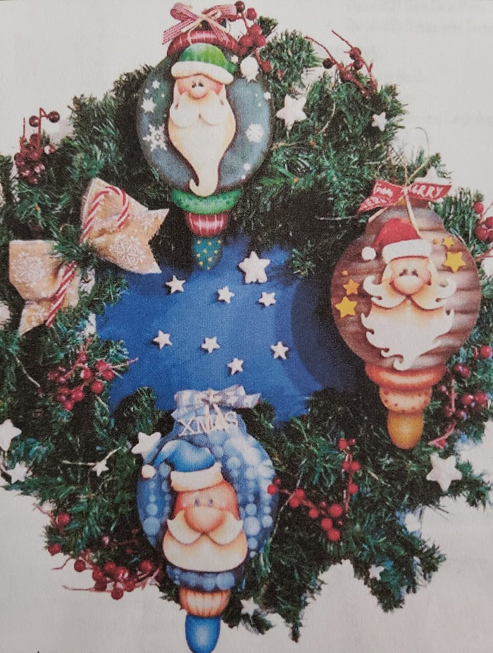 Large Santa Ornaments