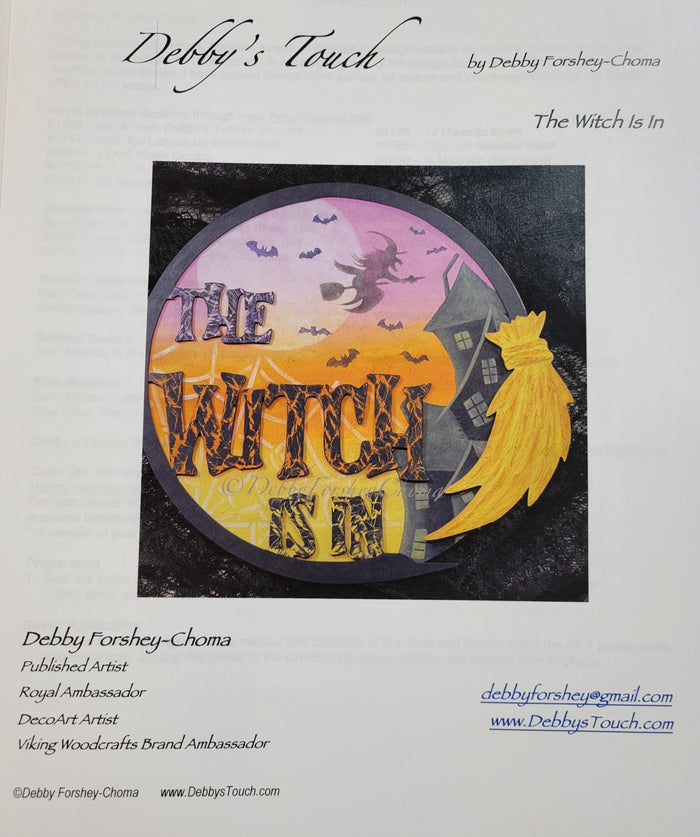 The Witch Is In Packet by Debby Forshey-Choma