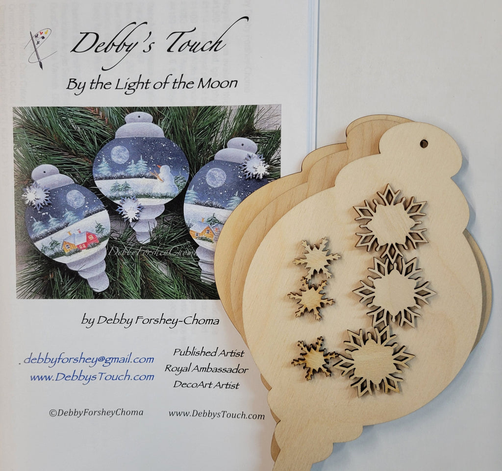 By The Light Of The Moon Packet w/ wood kit by Debby Forshey-Choma