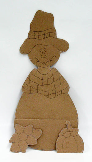 Paper, Sewn, Scarecrow Card Holder Kit