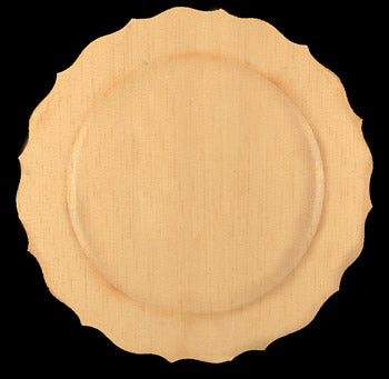 Plate, Scalloped Rim