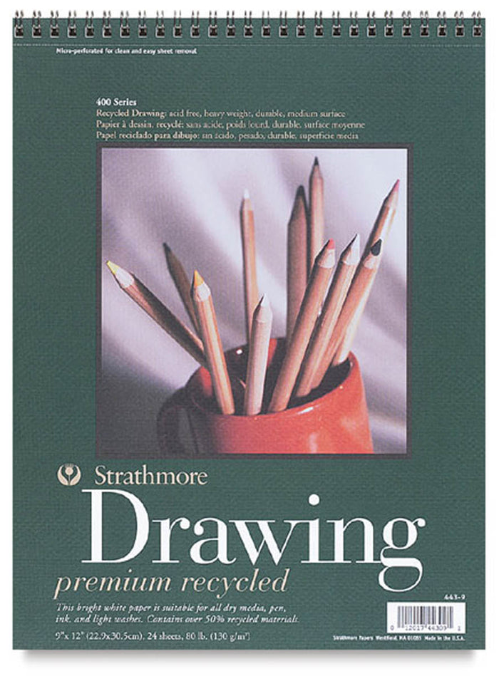 Strathmore 400 Series Recycled Drawing Pad 11 x 14 (24 Sheets Medium)