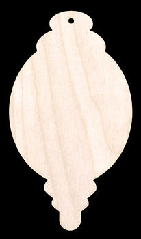 Ornament, Long Oval Cutout