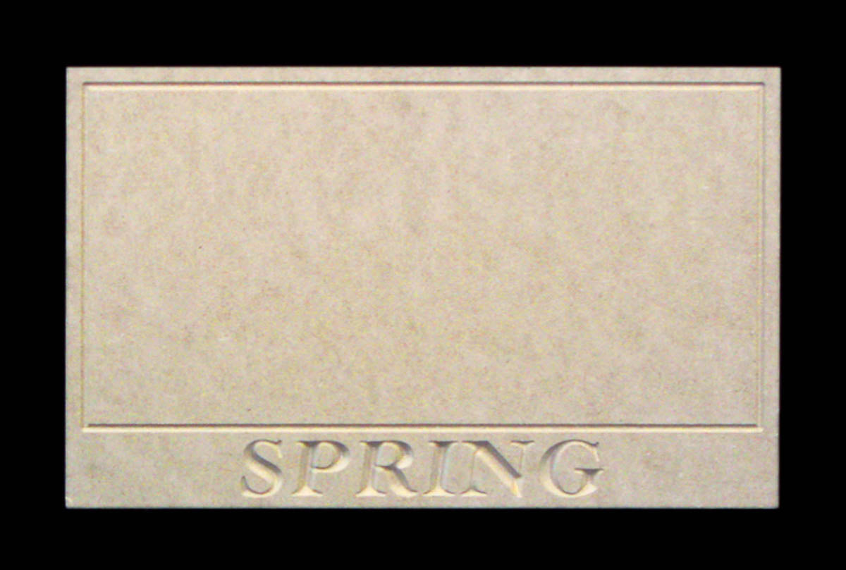 Plaque, Spring