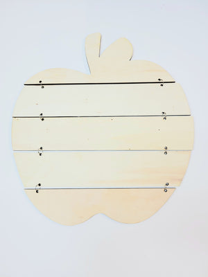 Plank Apple Sign