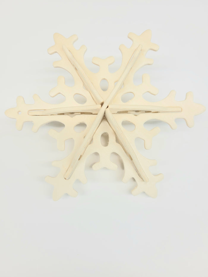 Cutout, Snowflake Ornament 5"