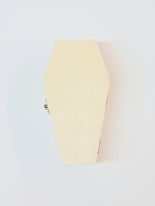 Box, Coffin w/ Metal Hinges