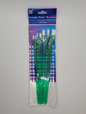 Double-Time Brush Set, Plaid Striper by Loew-Cornell