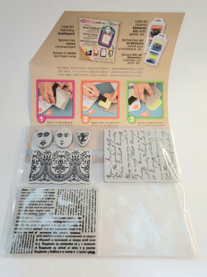 Rubber Stamps, Royal Heart Stamp Kit by Stampendous!