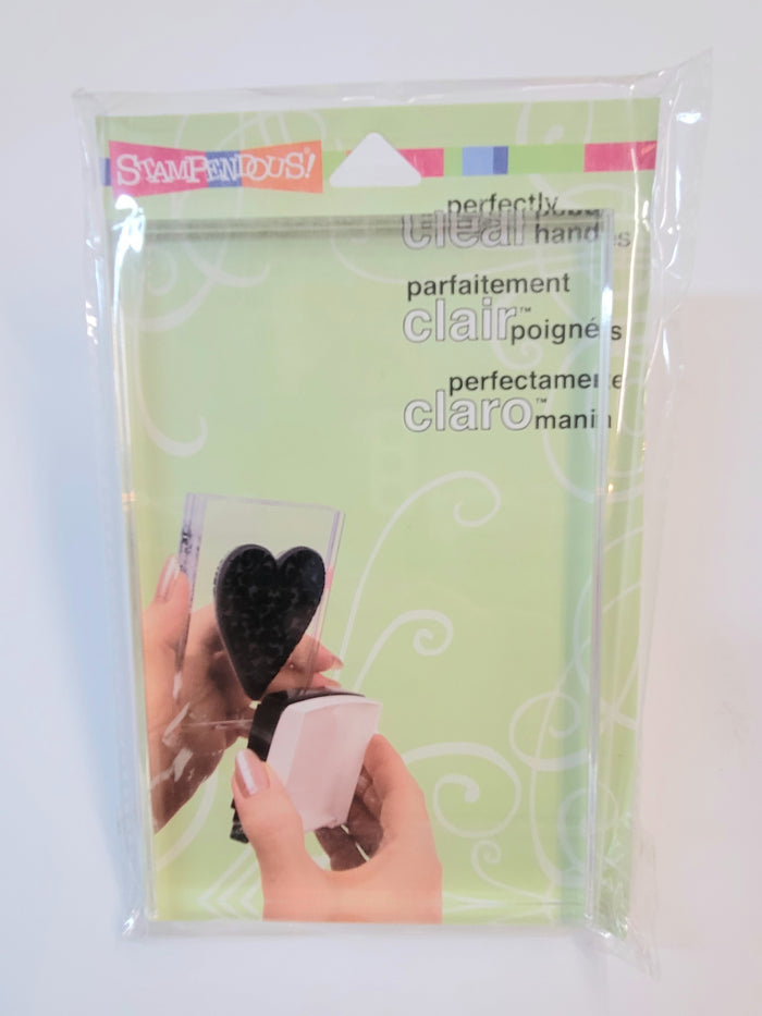 Rubber Stamps, Large Clear Handle by Stampendous!