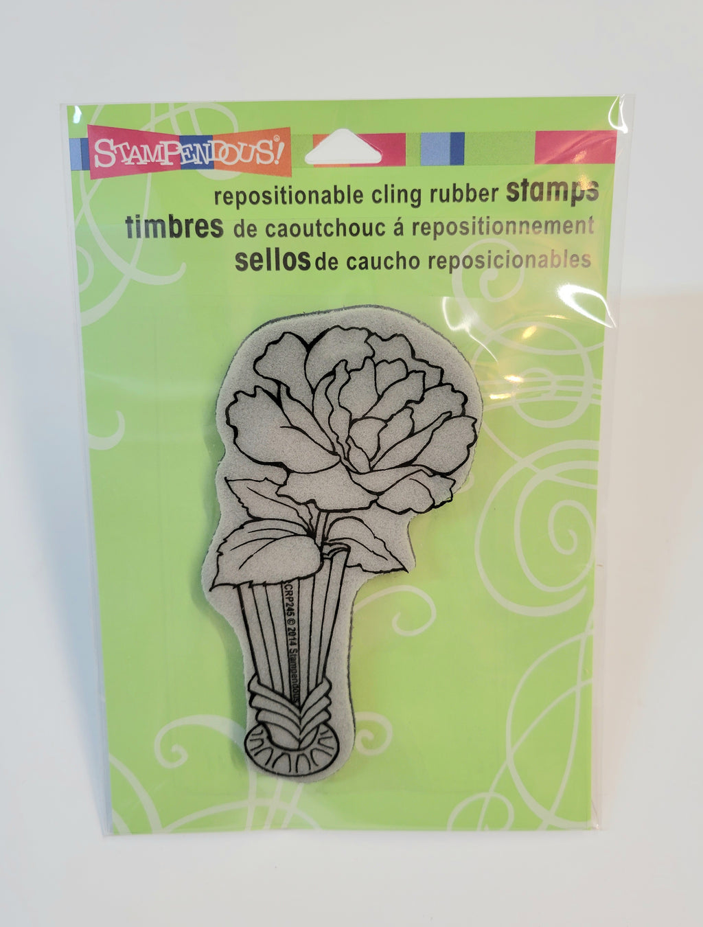 Rubber Stamps, Vase Bloom by Stampendous!
