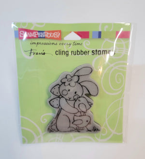 Rubber Stamps, Bunny Kiss by Stampendous!