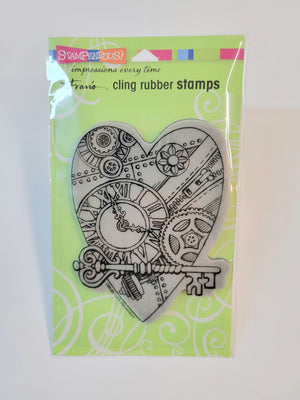 Rubber Stamps, Time for Love by Stampendous!