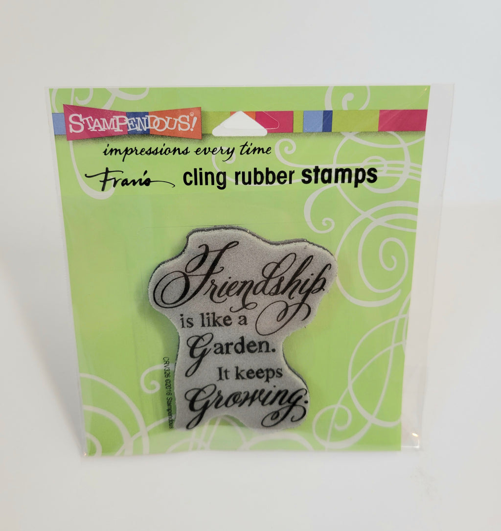 Rubber Stamps, Friendship Grows by Stampendous!