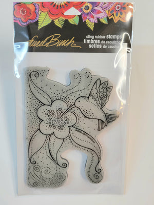 Rubber Stamps, Hummingbird Blossom by Stampendous!