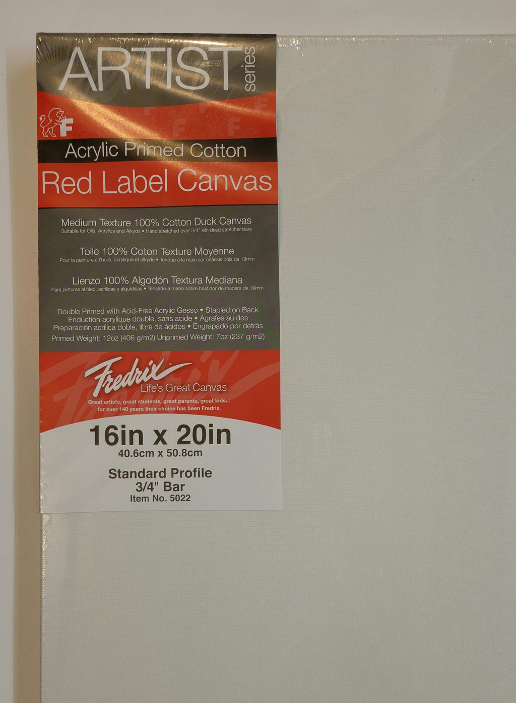 Canvas, Red Label Canvas by Fredrix