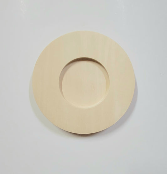 Candle Plate, 6" Dia., 3" Center