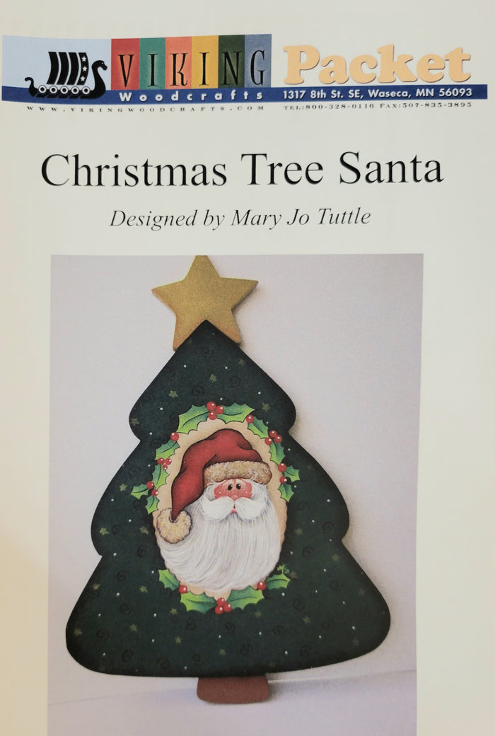 Christmas Tree Santa by Mary Jo Tuttle