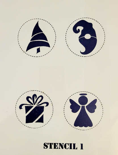 Stencil, Christmas Combo pack by Marika Moretti