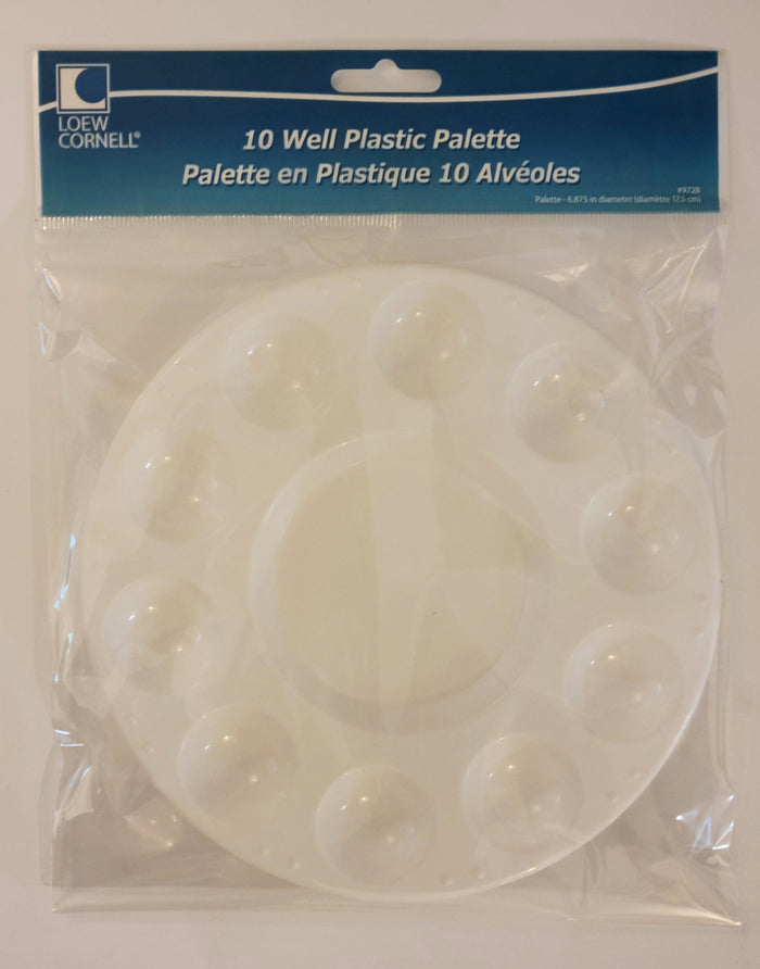 Plastic Palette, Round by Loew-Cornell