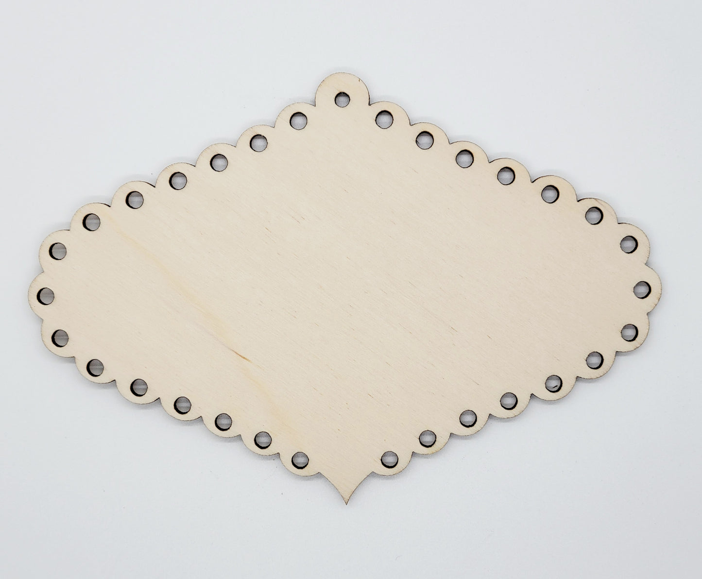 Scalloped Ornament w/ Holes