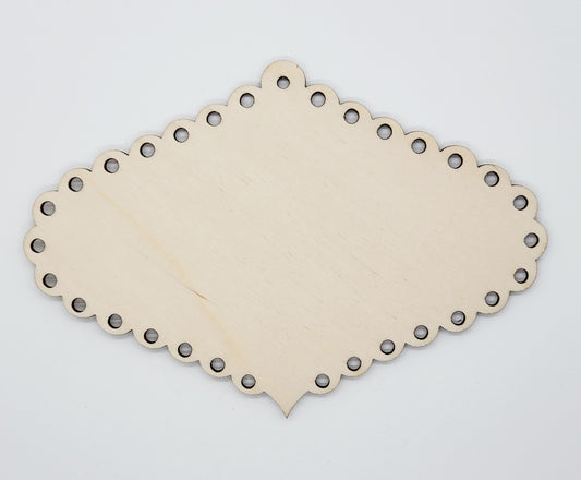 Scalloped Ornament w/ Holes