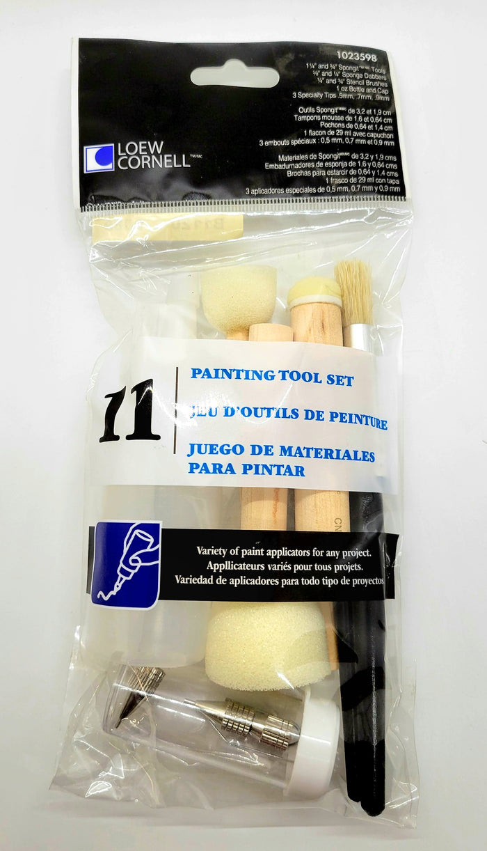 Painting Tool Set, 11 pcs, by Loew-Cornell