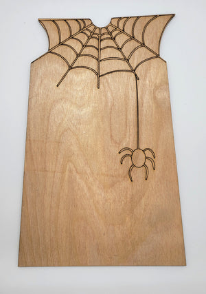 Spider & Web Rectangle Plaque