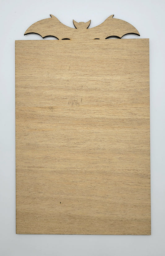 Bat Rectangle Plaque