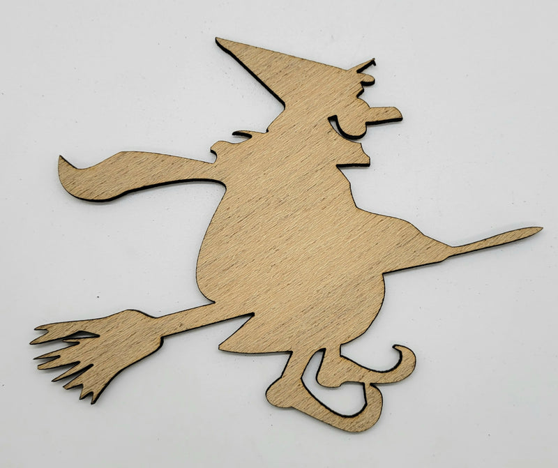 Flying Witch Cutout – Viking Woodcrafts