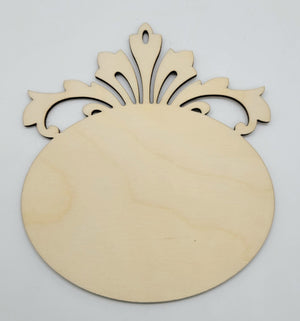 Sunburst Oval Ornament