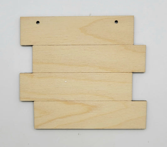 Grooved Stacked Sign