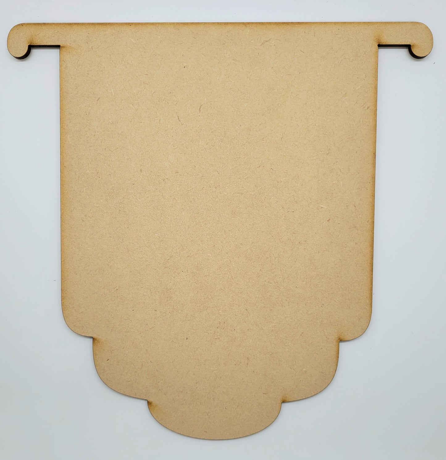 Banner with Scalloped Edge