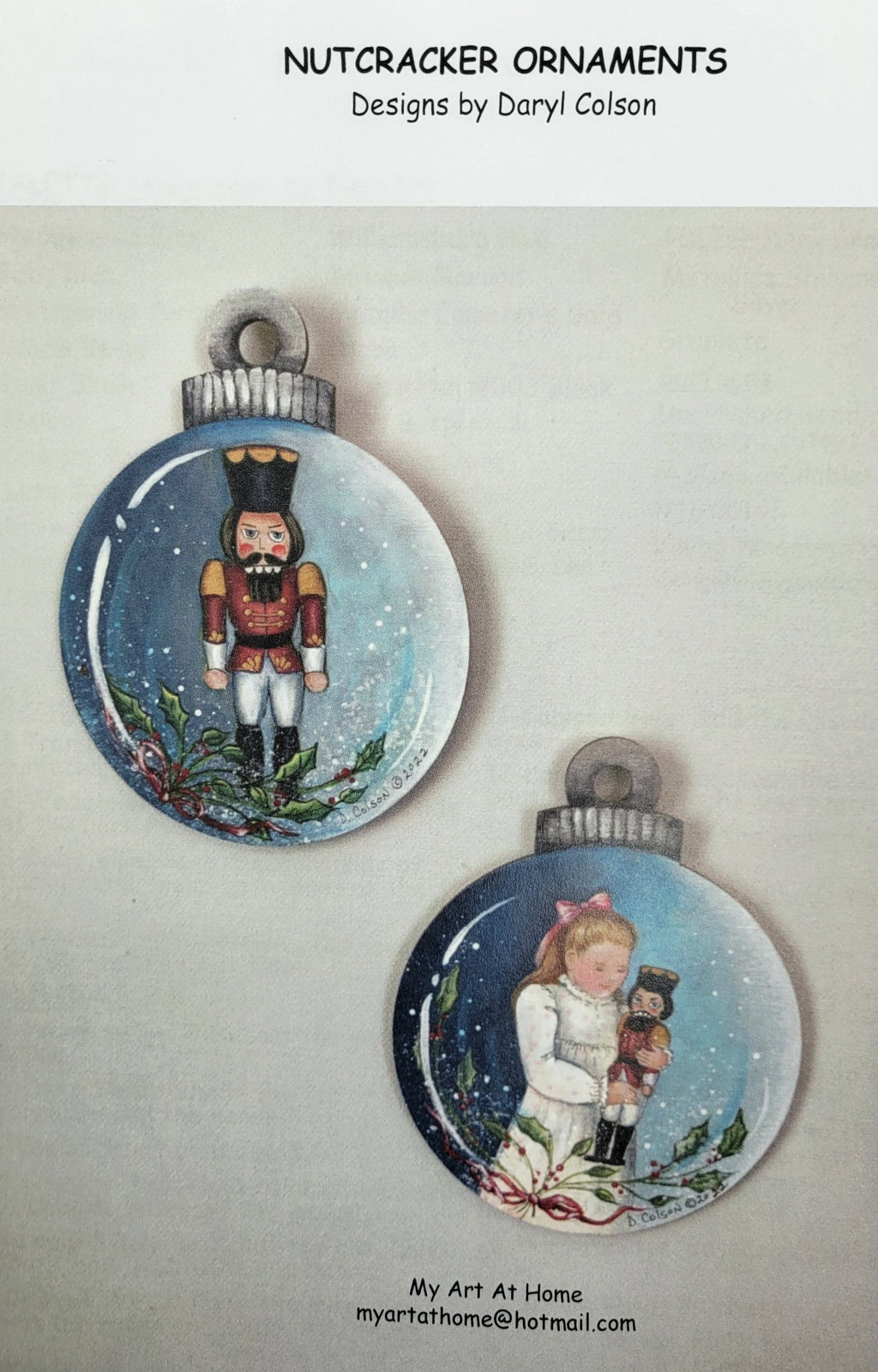 Nutcracker Ornaments Packet by Daryl Colson