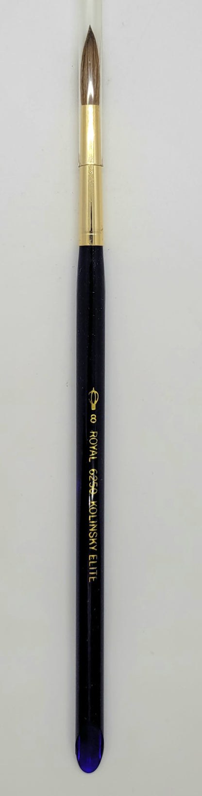 Size 8 Kolinsky Elite Brush, 6250 Round by Royal & Langnickel