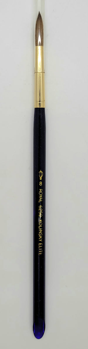 Size 8 Kolinsky Elite Brush, 6250 Round by Royal & Langnickel