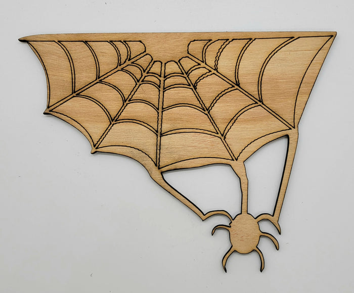 Web w/ Dangling Spider Cutout