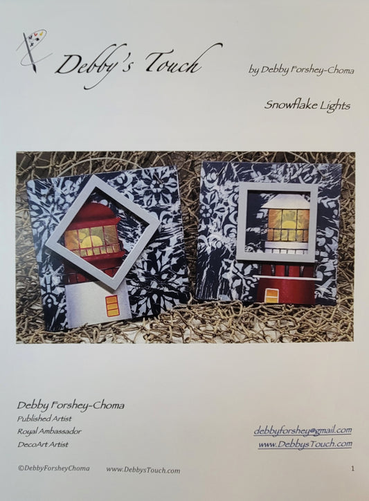 Snowflake Lights packet by Debby Forshey-Choma
