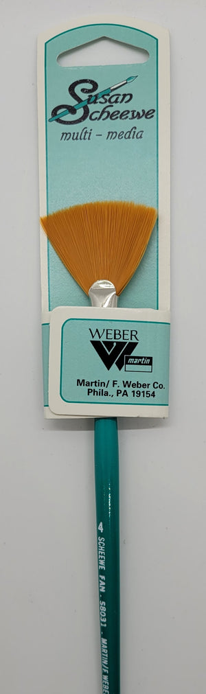 Susan Scheewe Fan Synthetic Brush by Martin/F. Weber